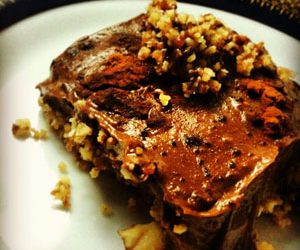 Orange Dark Chocolate Raw Tart